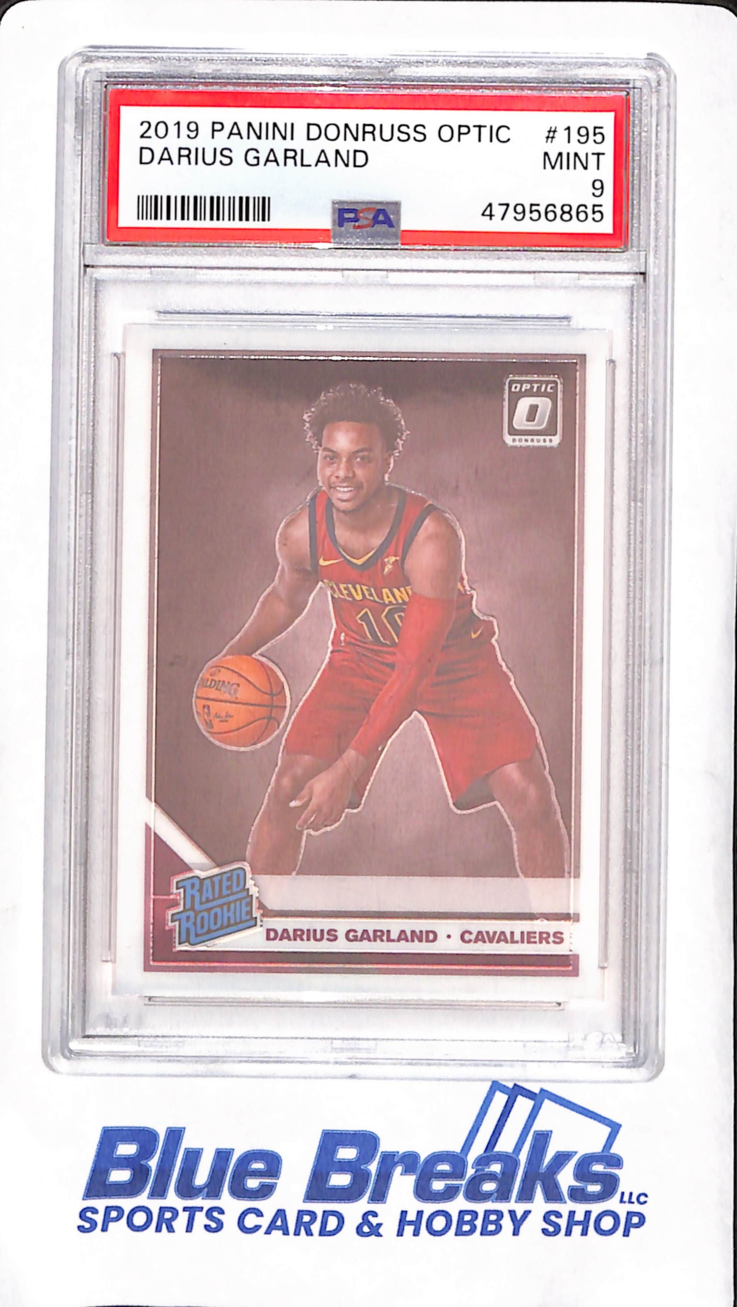 2019 Panini Donruss Optic - Darius Garland - Rated Rookie - PSA 9 - Cleveland Cavaliers - Basketball - #195