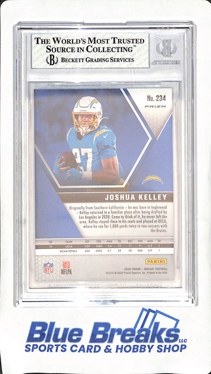 2020 Panini Mosaic - Joshua Kelley - Beckett 8 - Los Angeles Chargers - Football - #234