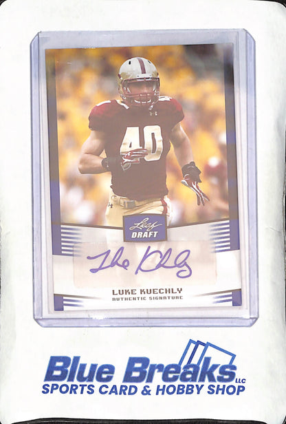 2012 Leaf Draft - Luke Kuechly - Autograph - Boston College Eagles - Football - #LK1
