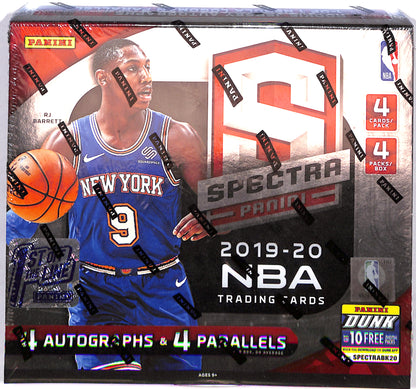 2019/20 Panini Spectra Basketball 1st Off The Line Hobby Box - Sealed Wax