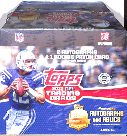 2012 Topps Football Jumbo HTA Box - Sealed Wax