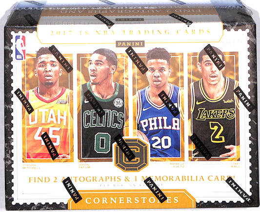 2017/18 Panini Cornerstones - Basketball - First Downtown - Hobby Box - Sealed Wax