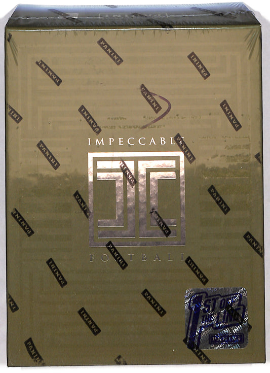 2019 Panini Impeccable Football 1st Off The Line Hobby Box - Sealed Wax