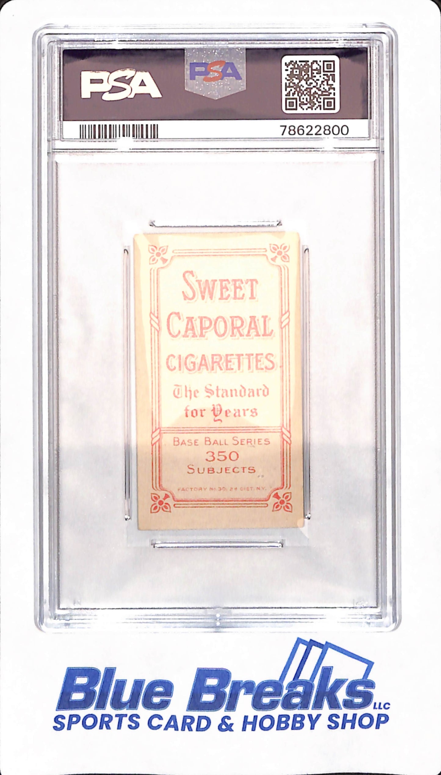 T206 - Sweet Caporal 350/30 - Heinie Zimmerman - Baseball - Chicago Cubs - PSA 4