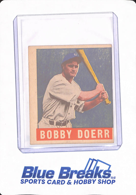 1948 Leaf - Bobby Doerr - Baseball - # 83 - Boston Red Sox