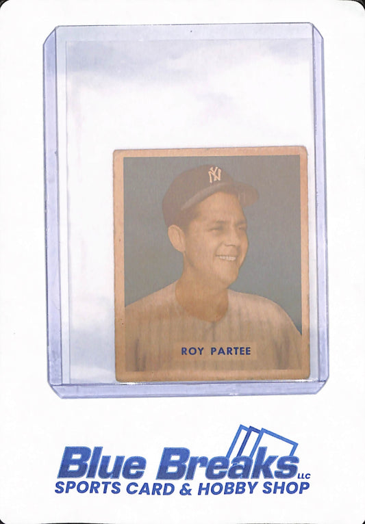 1949 Bowman - Roy Partee - # 149 - Baseball - New York Yankees