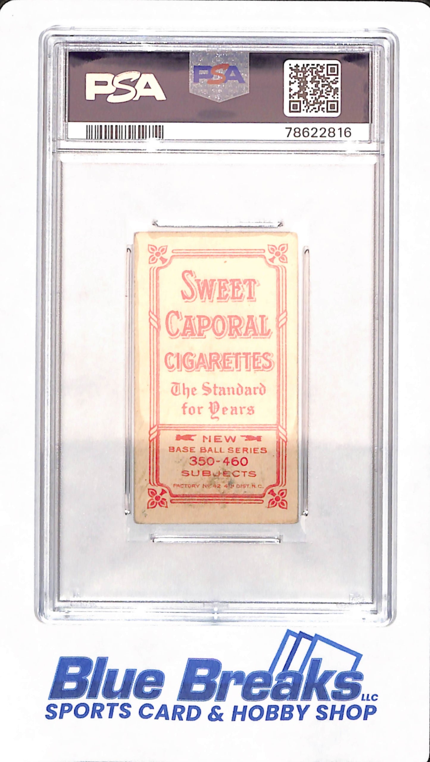 T206 - Sweet Caporal 350-460 / 42 - Harry Davis - Philadelphia Phillies - Baseball - PSA 3 - Davis Front