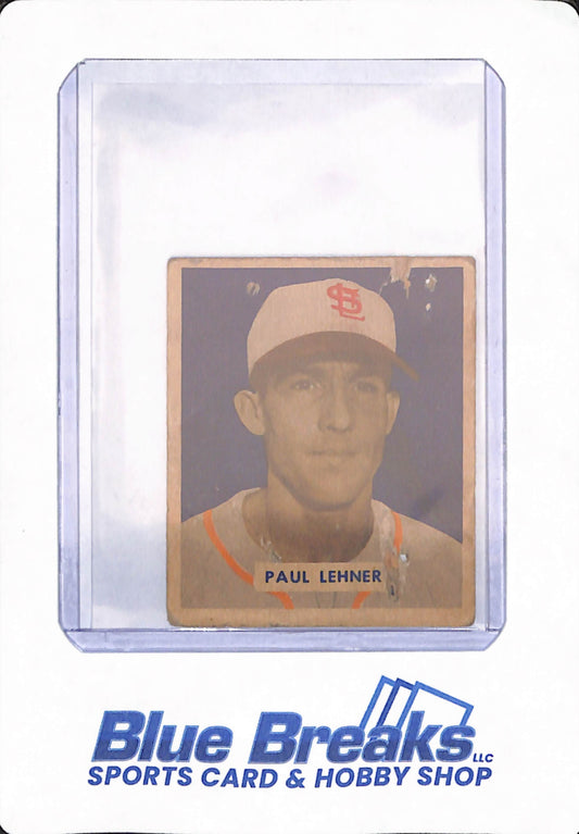 1949 Bowman - Paul Lehner - # 131 - Baseball - St Louis Browns