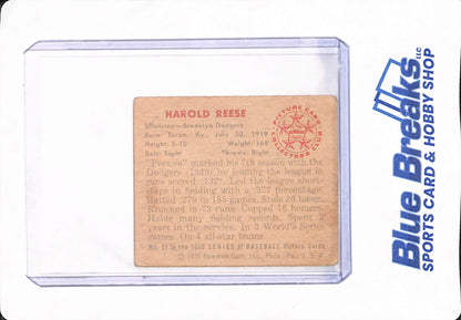 1950 Bowman - Harold Reese - Baseball - Brooklyn Dodgers