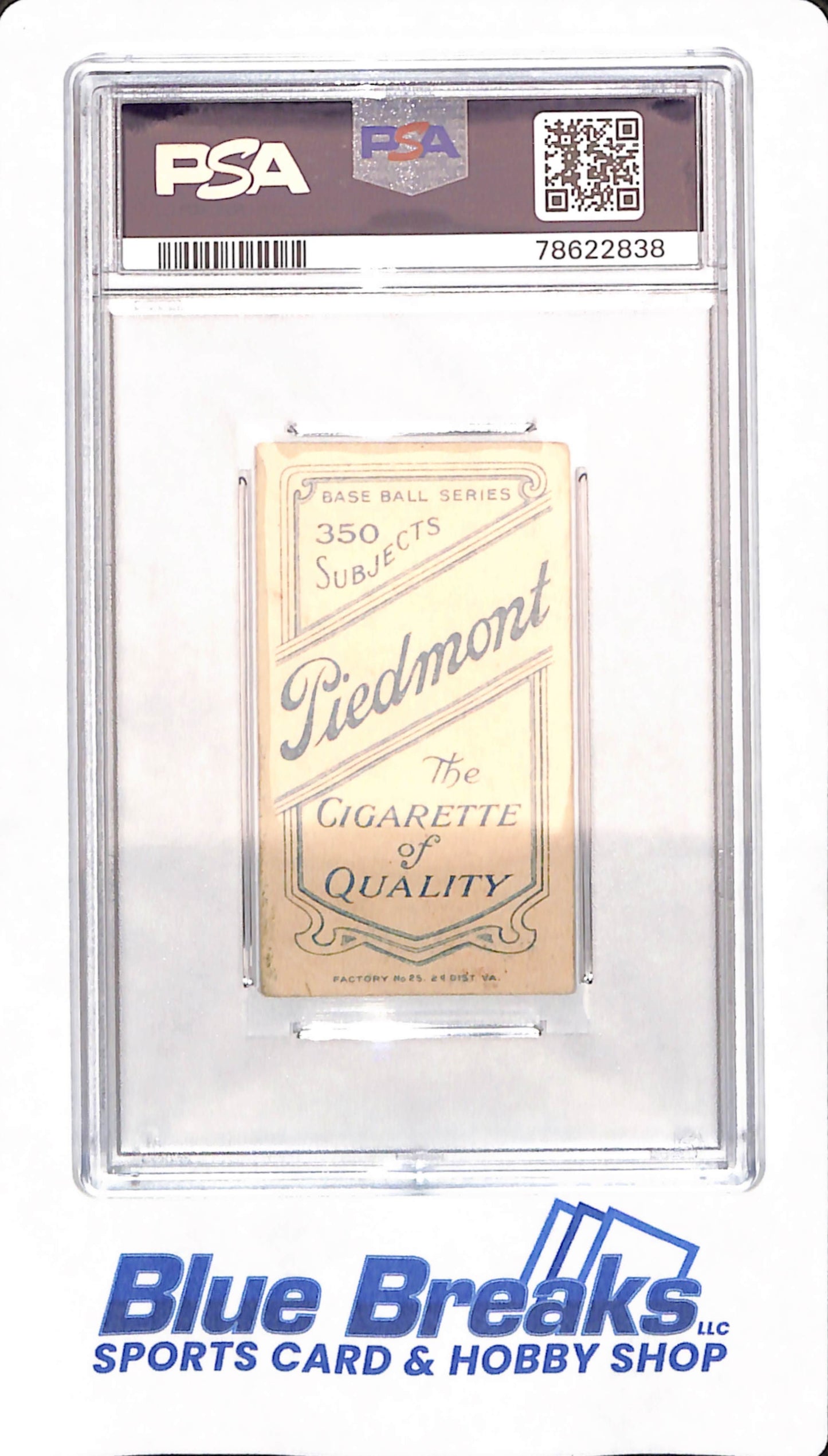 T206 - Piedmont 350 - Dolly Gray - Baseball - PSA 2 - Washington Senators