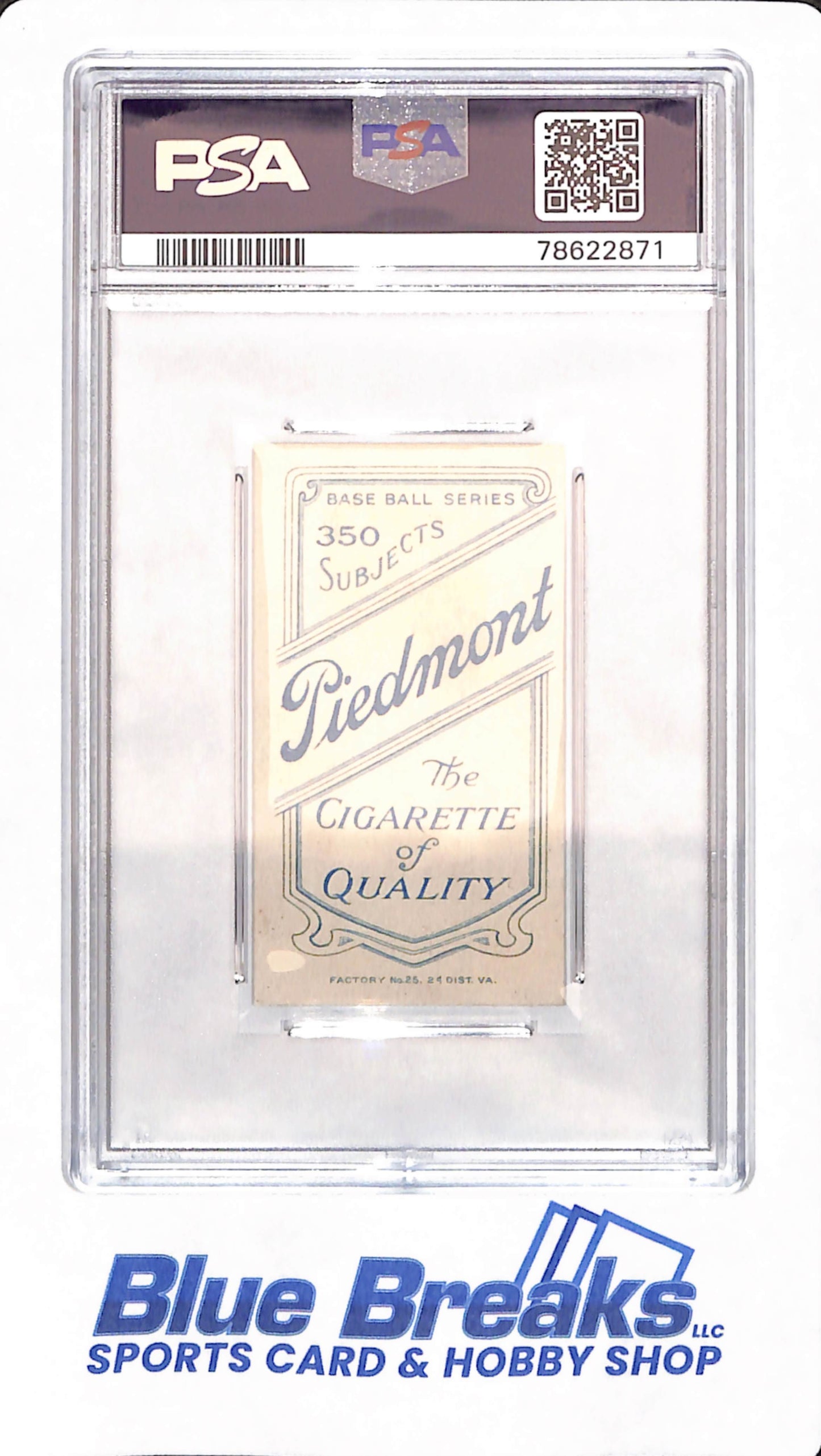 T206 - Piedmont 350 - Topsy Hartsel - Baseball - PSA 3 - Philadelphia Athletics