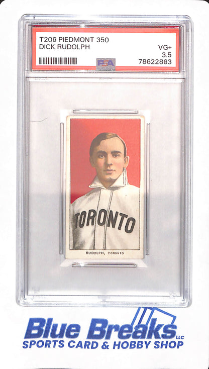 T206 - Piedmont 350 - Dick Rudolph - Baseball - PSA 3.5 - Toronto