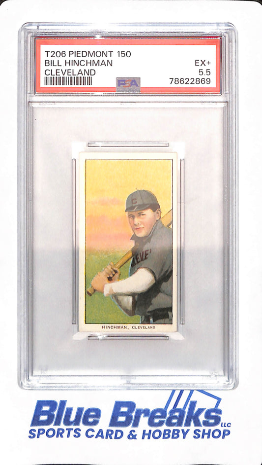 T206 - Piedmont 150 - Bill Hinchman - Baseball - PSA 5.5 - Cleveland