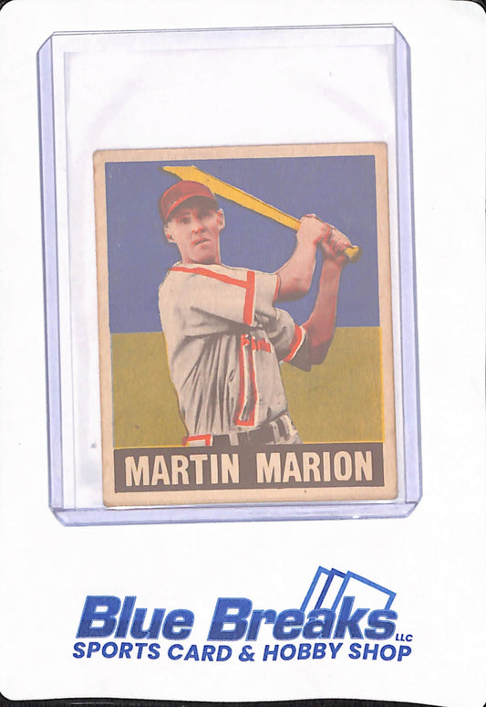 1948 Leaf - Martin Marion - # 97 - Baseball - St Louis Cardinals