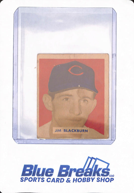 1949 Bowman - Jim Blackburn - #160 - Baseball - Cincinnati Reds