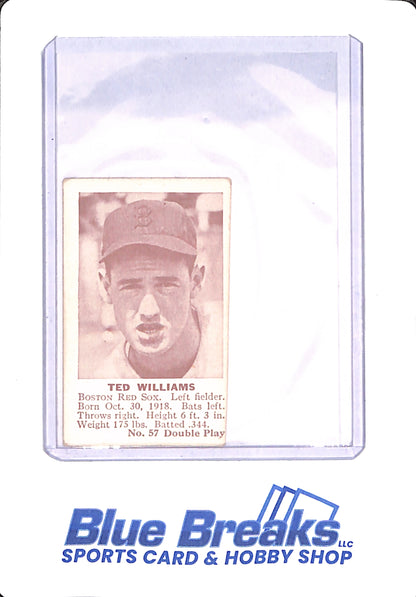 1941 Ted Williams - Double Play - Baseball - Boston Red Sox