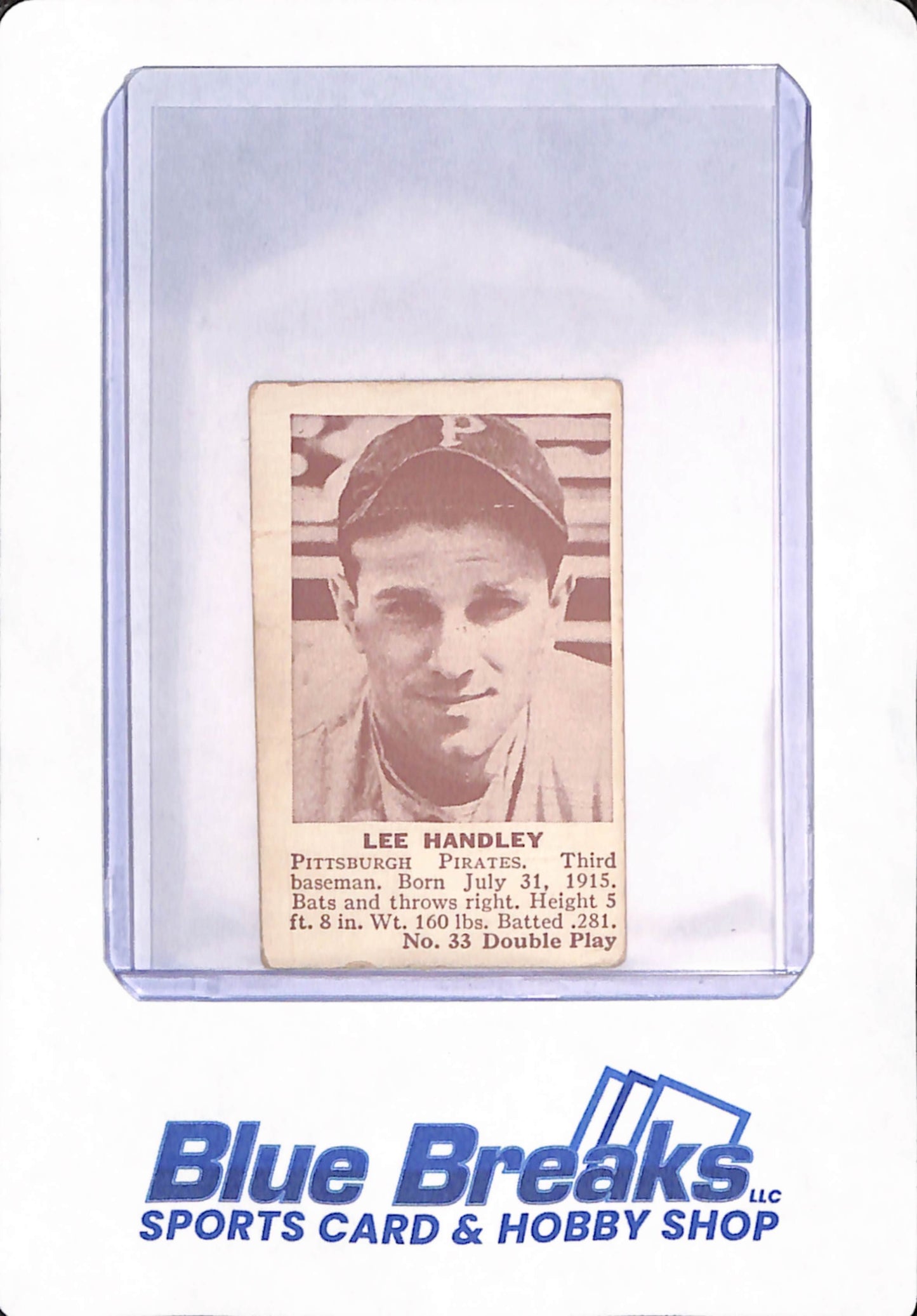 1941 Double Play - Lee Handley - Baseball - Pittsburgh Pirates