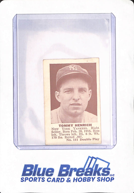 1941 Double Play - Tommy Henrich - Baseball - New York Yankees