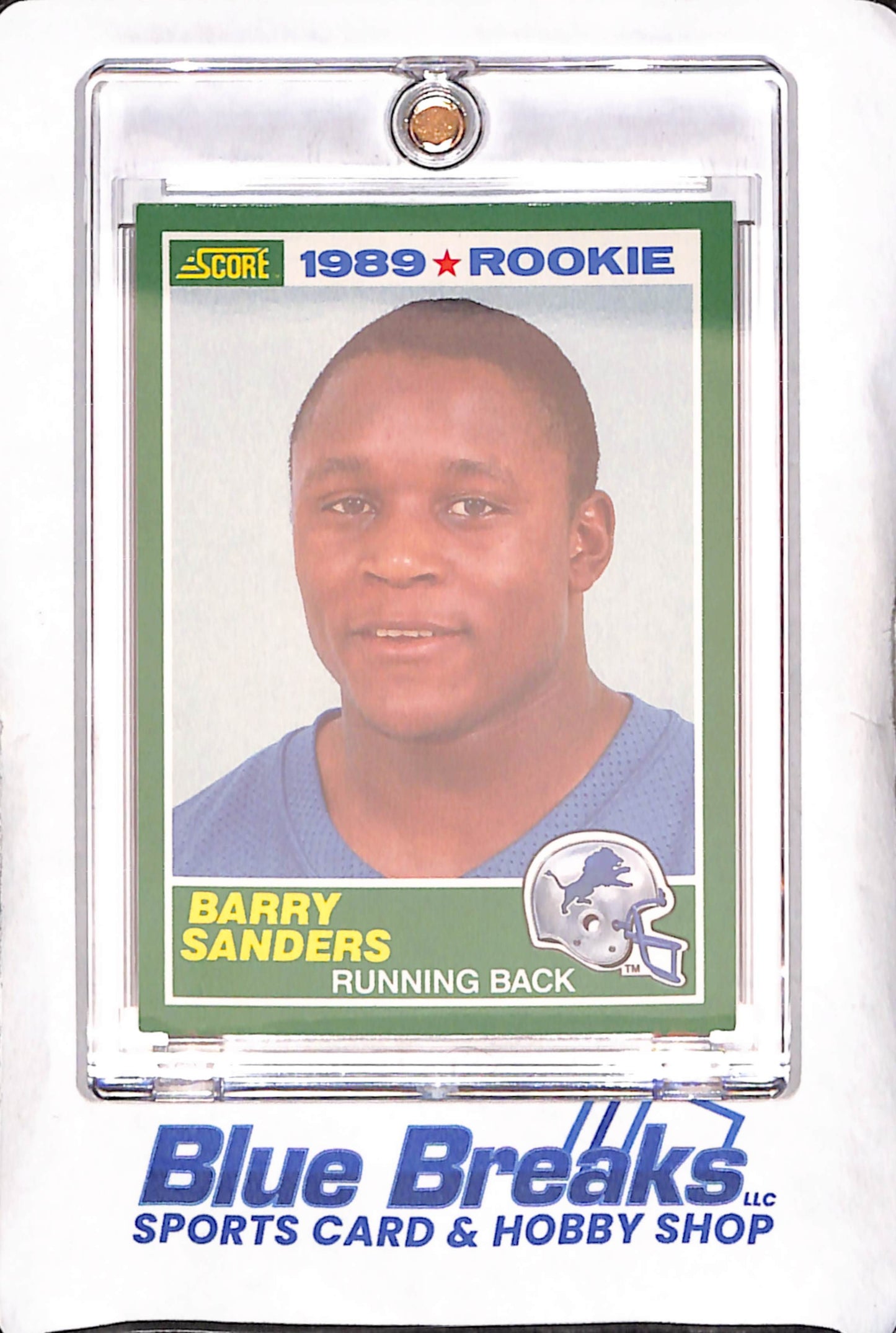 1989 Score - Barry Sanders - Rookie - Detroit Lions - Football - #257