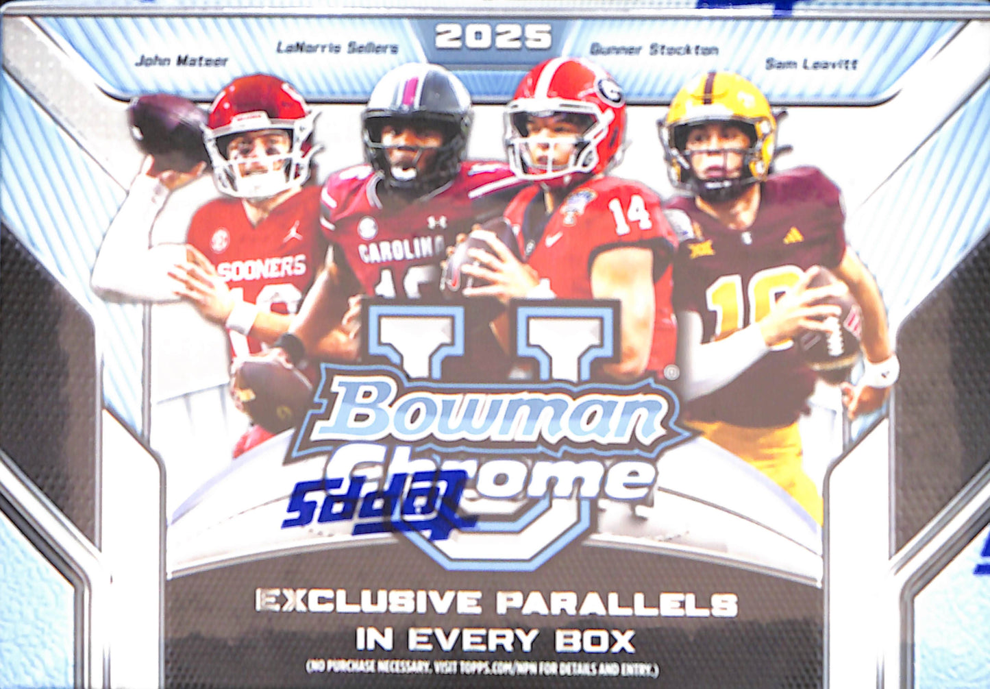 2025 Bowman University Chrome Blaster - Football - Sealed Wax