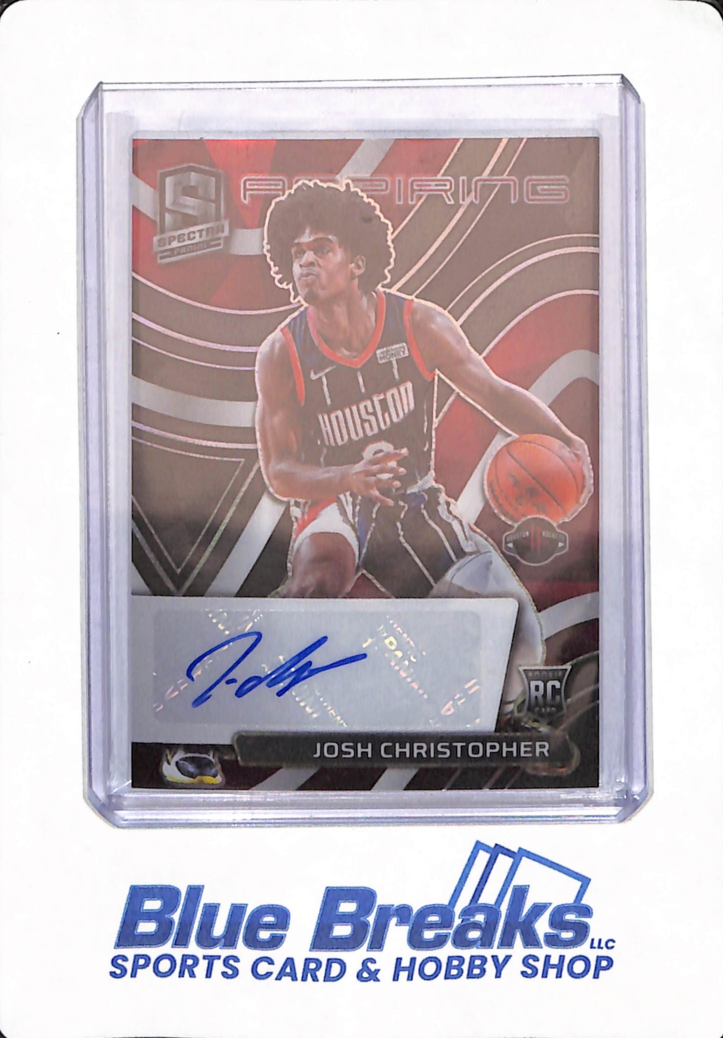 2021-22 - Panini Spectra - Josh Christopher - Aspiring - Basketball - Houston Rockets - Autographed - Rookie - 92/99