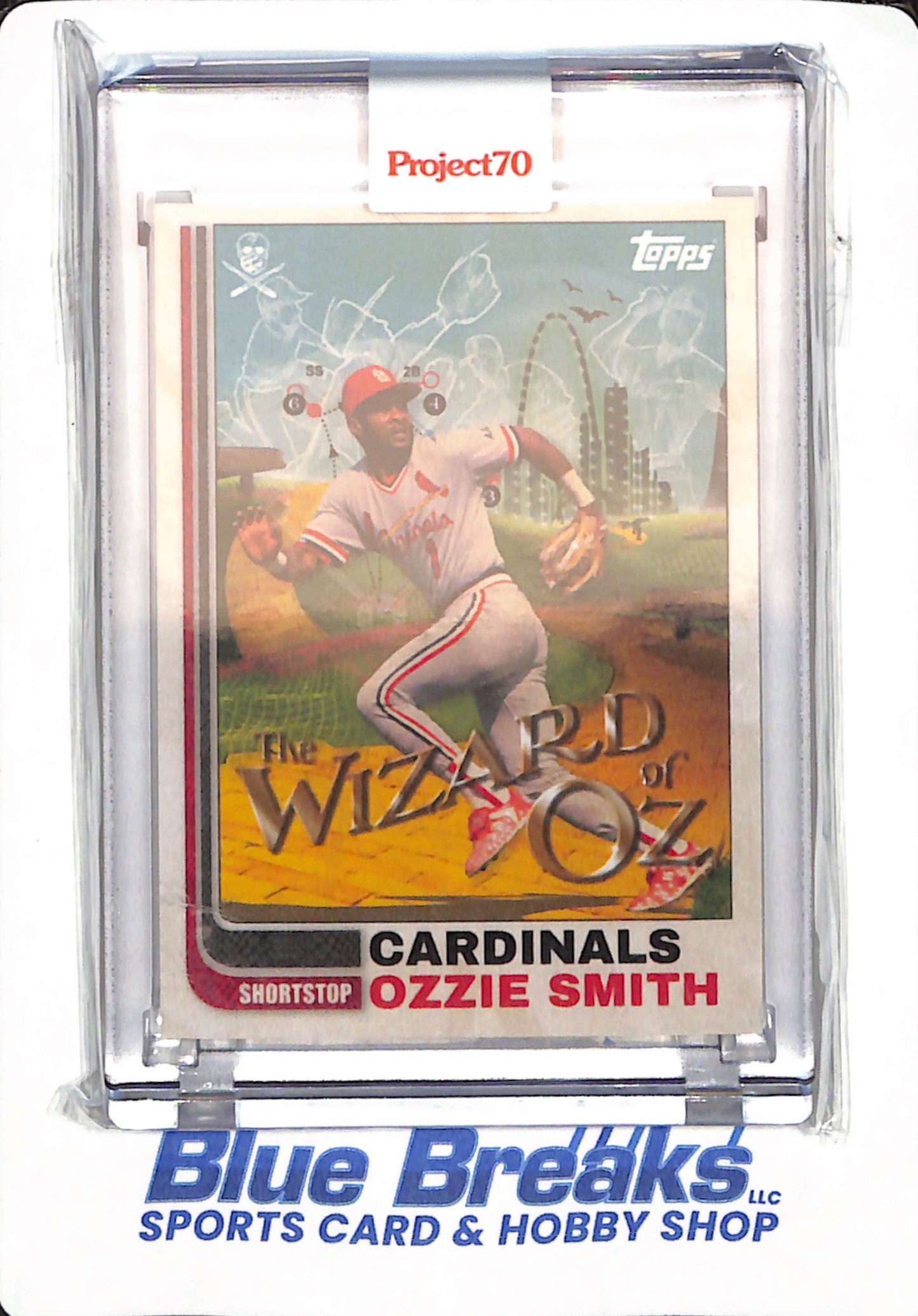 2021 - Ozzie Smith - Project 70 - The Wizard of Oz - # 445 - 1982 Topps Baseball - St Louis Cardinals