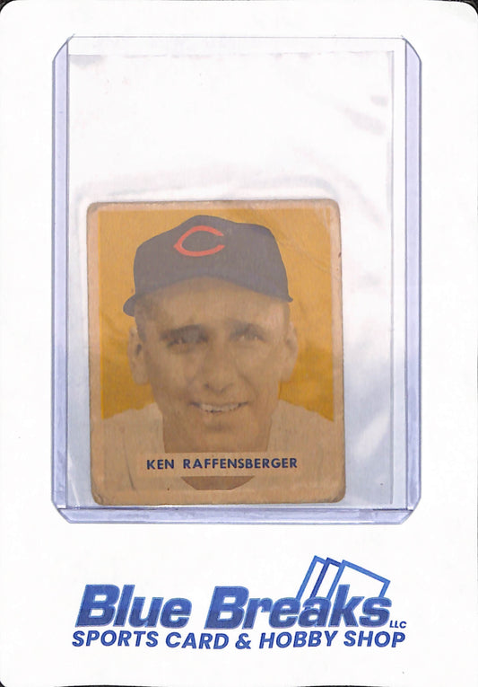 1949 Bowman - Ken Raffensberger - # 176 - Baseball - Cincinnati Reds