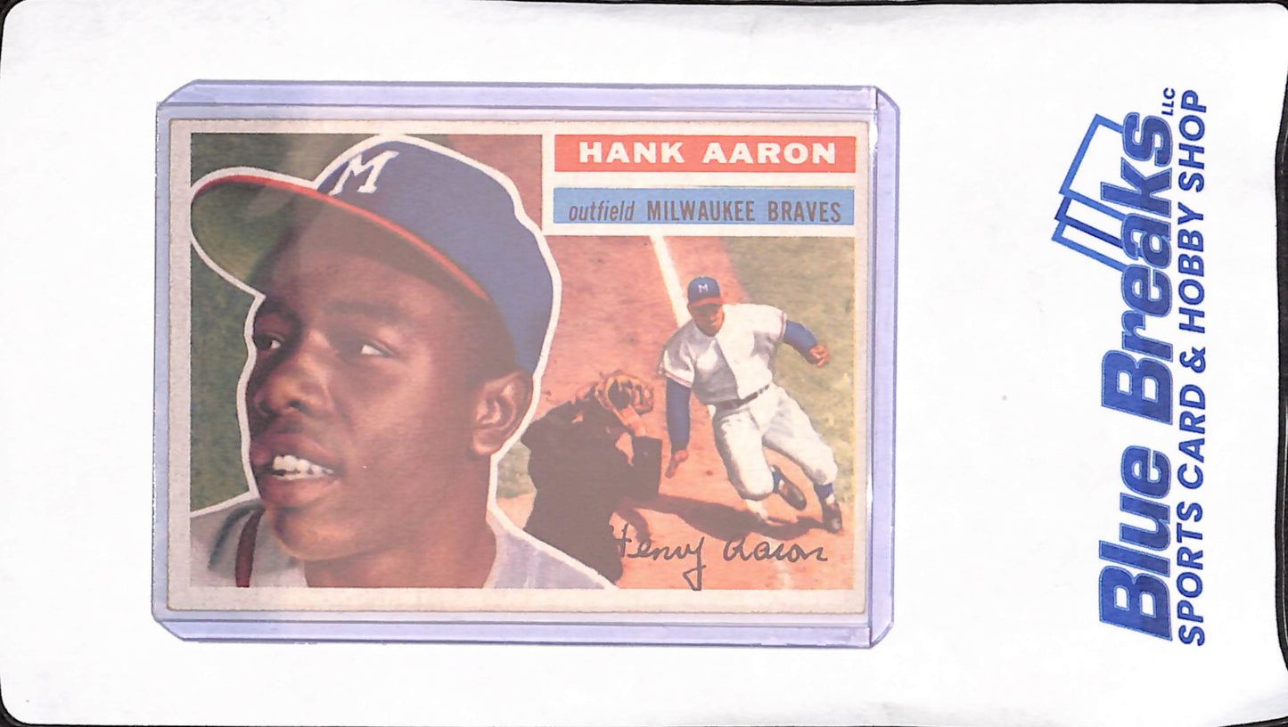 1956 Topps - Hank Aaron - Milwaukee Braves - Baseball - #31