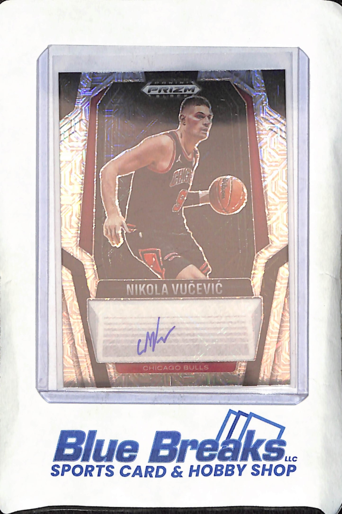 2024-25 Panini Prizm Black - Nikola Vucevic - Mojo Auto - 22/25 - Chicago Bulls - Basketball - #SIG-VUC