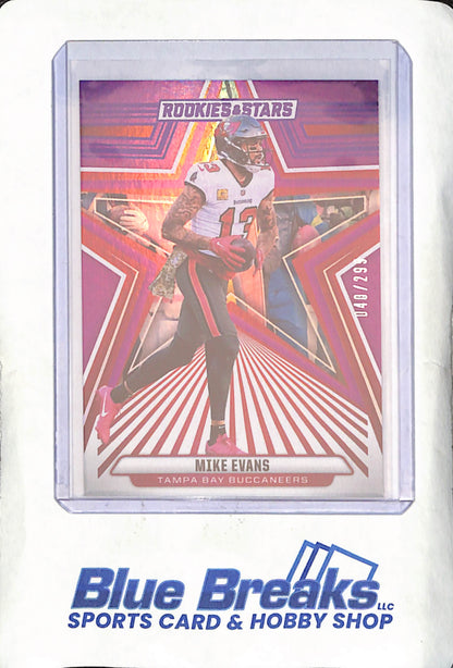 2024 Panini Rookies & Stars - Mike Evans - 40/299 - Tampa Bay Buccaneers - Football - #92