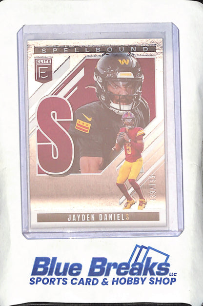 2025 Panini Donruss Elite - Jayden Daniels - Spellbound - 439/799 - Washington Commanders - Football - #14