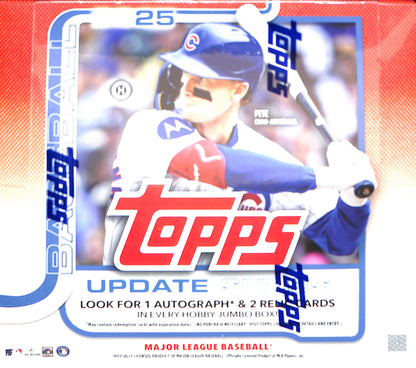 2025 Topps Update Hobby Jumbo - Baseball - Sealed Wax