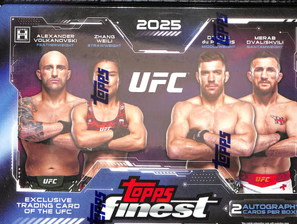 2025 Topps Finest UFC Hobby Box - Sealed Wax