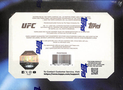 2025 Topps Finest UFC Hobby Box - Sealed Wax