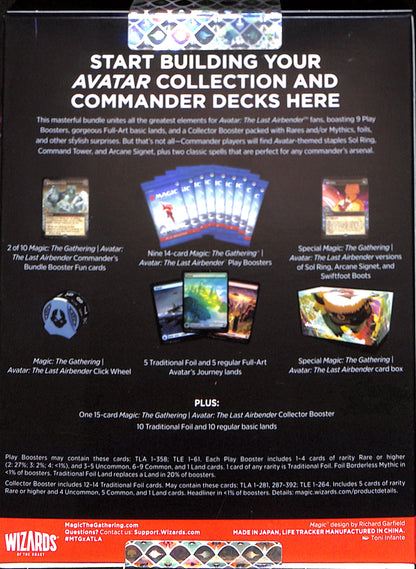 Magic the Gathering - Commander's Bundle - Avatar: the Last Airbender - Sealed Wax