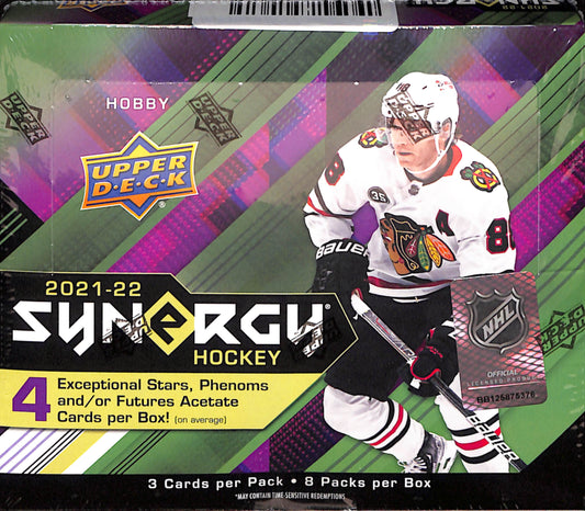 2021/22 Upper Deck Synergy Hockey Hobby Box - Sealed Wax