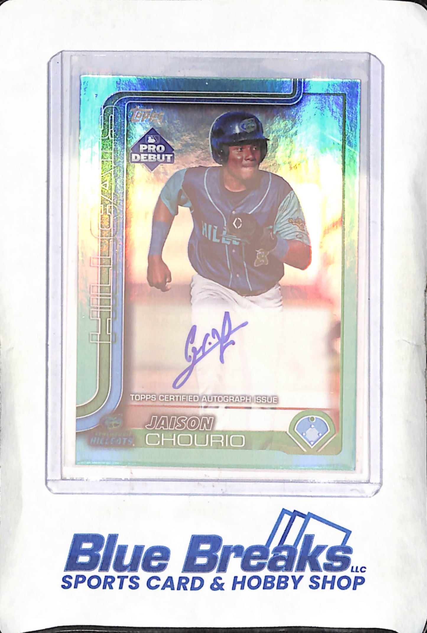 2025 Topps Pro Debut - Jaison Chourio - Green Foil Autograph - 69/75 - Lynchburg Hillcats - Baseball - #PD-177