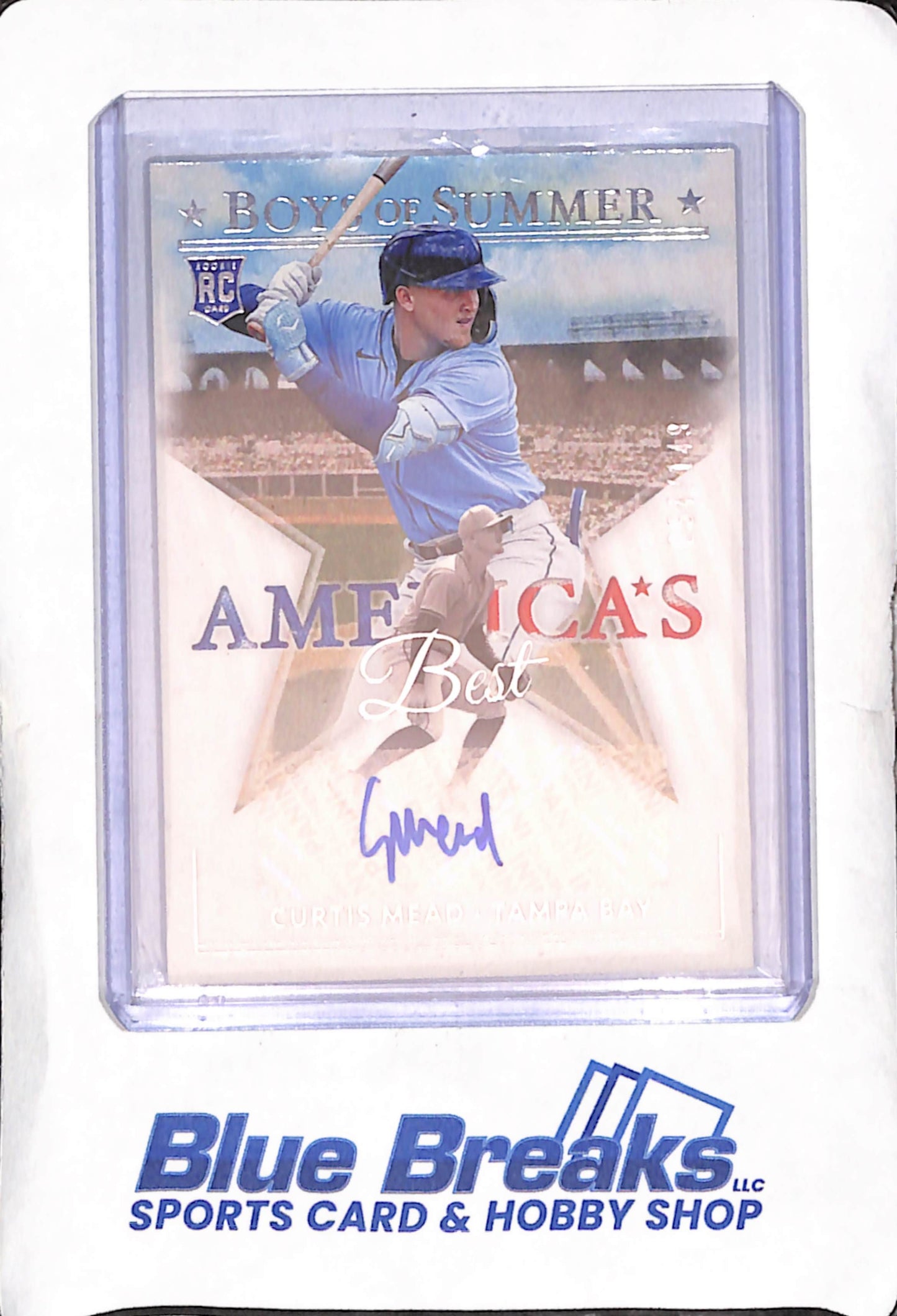 2024 Panini Boys of Summer - Curtis Mead - America's Best Autograph - RC - 94/149 - Tampa Bay Rays - Baseball - #AME-CM