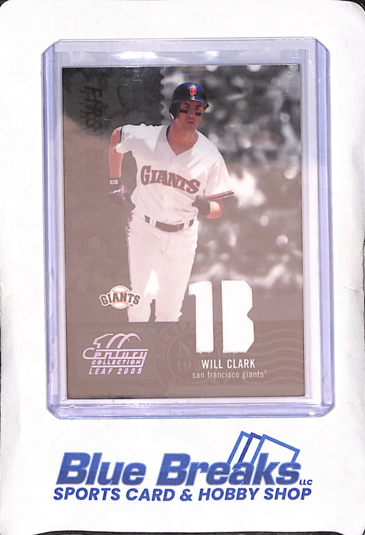 2005 Leaf Century Collection - Will Clark - Relic - 47/250 - San Francisco Giants - Baseball - #122