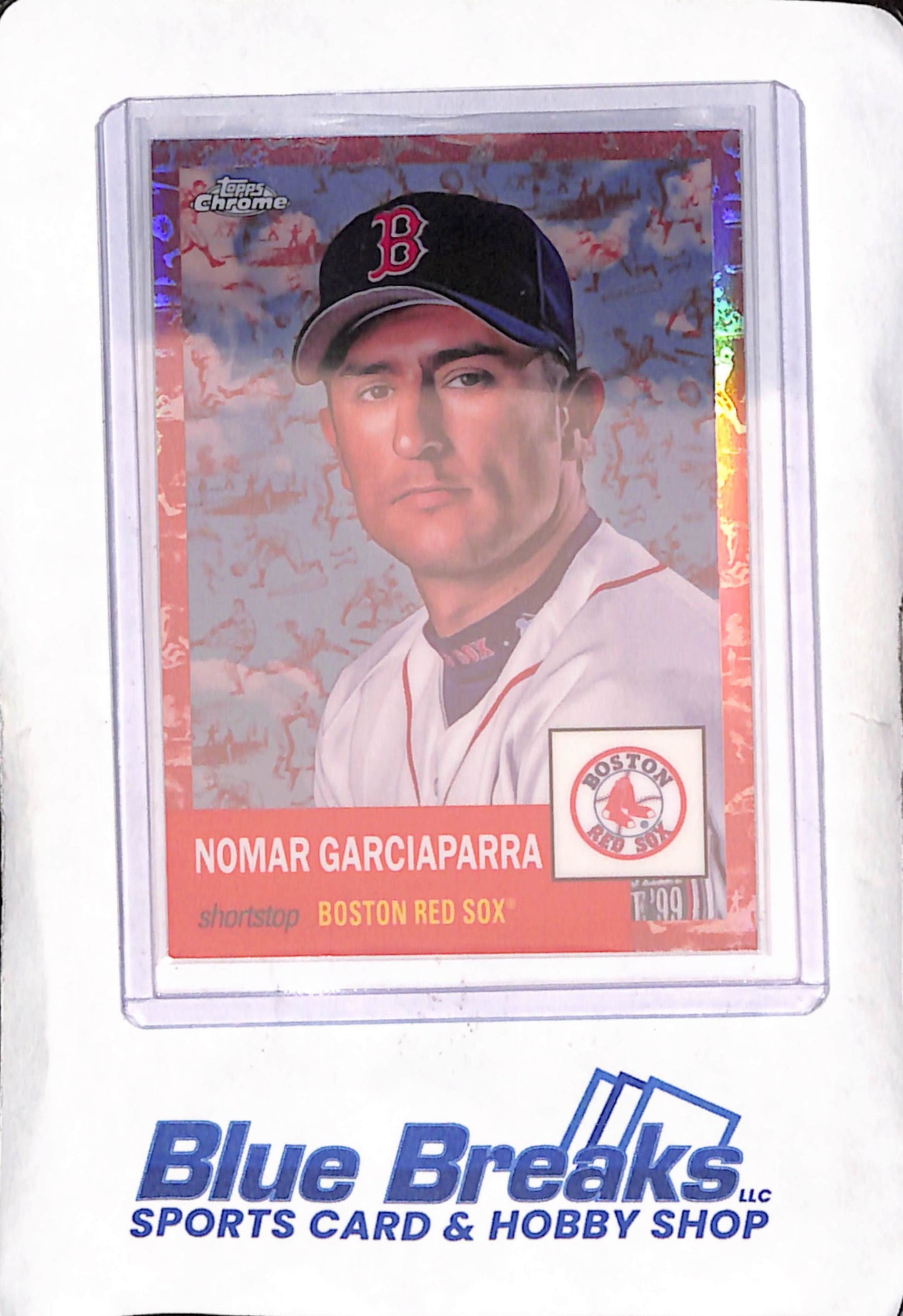 2022 Topps Platinum - Nomar Garciaparra - Toile Refractor - 49/75 - Boston Red Sox - Baseball - #451