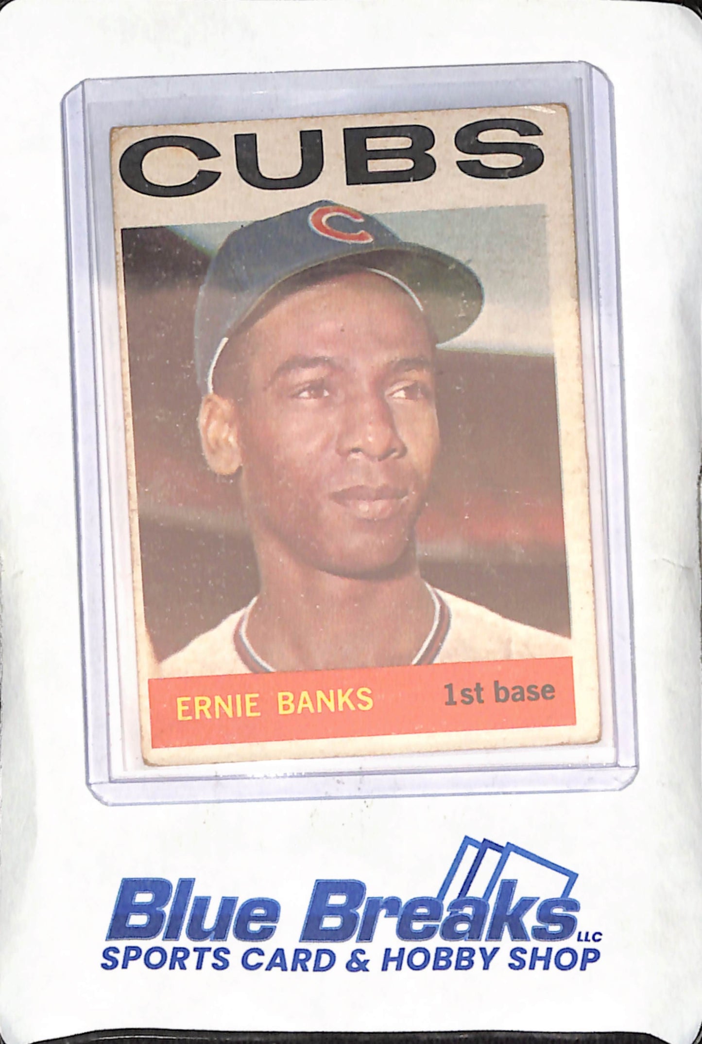 1964 Topps - Ernie Banks - Chicago Cubs - Baseball - #55