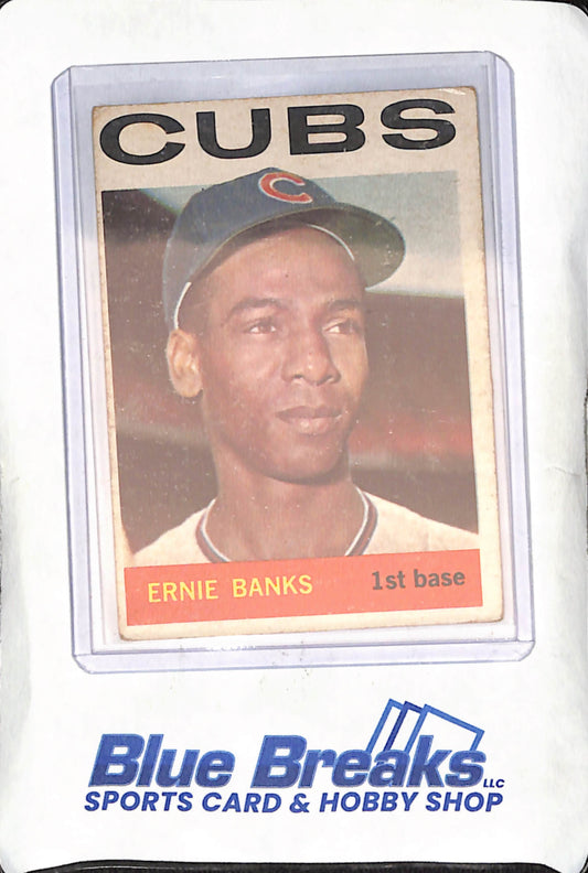 1964 Topps - Ernie Banks - Chicago Cubs - Baseball - #55