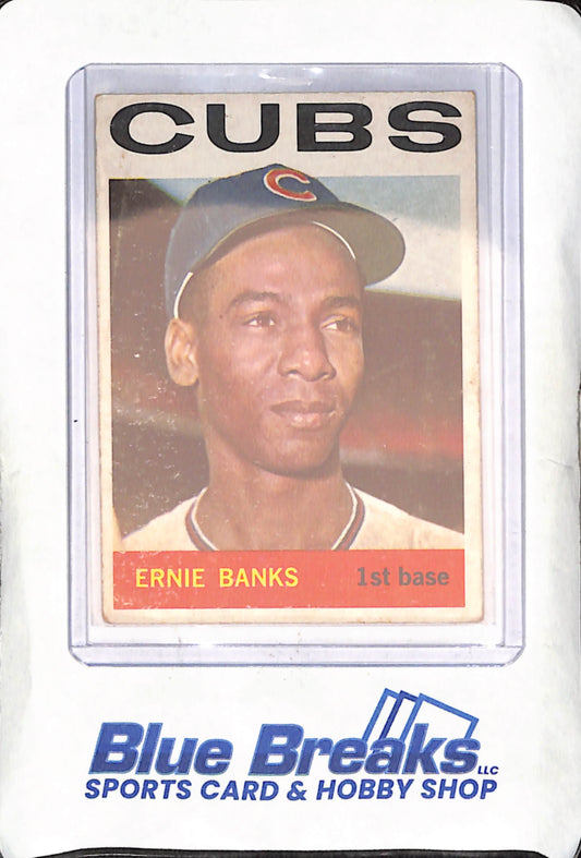1964 Topps - Ernie Banks - Chicago Cubs - Baseball - #55