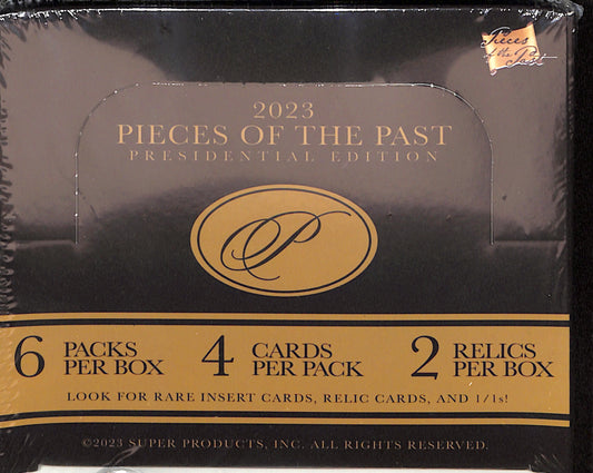 2023 Super Break Pieces of the Past Presidential Edition Box - Entertainment - Sealed Wax