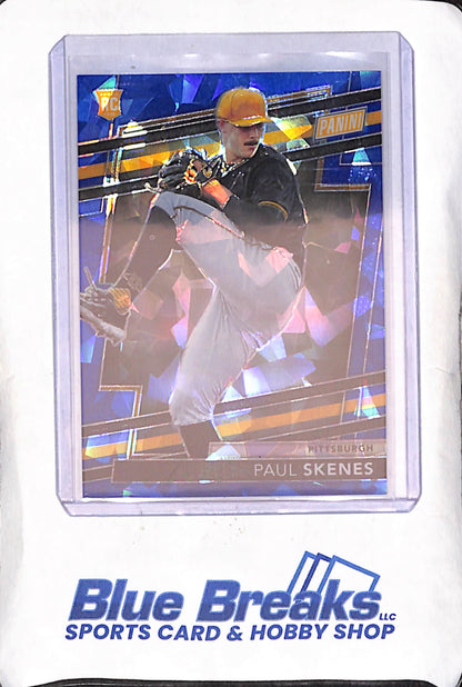 2024 Panini National VIP Gold Pack - Paul Skenes - Blue Prizm - RC - 50/124 - Pittsburgh Pirates - Baseball - #RP12
