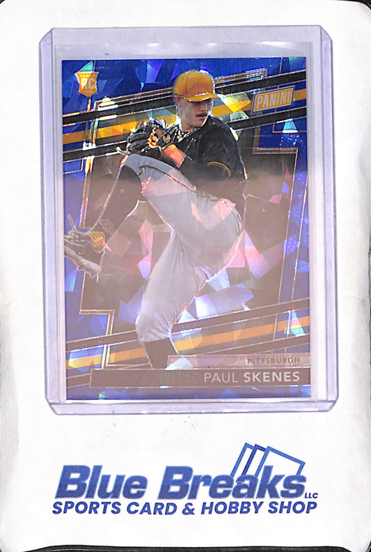2024 Panini National VIP Gold Pack - Paul Skenes - Blue Prizm - RC - 50/124 - Pittsburgh Pirates - Baseball - #RP12