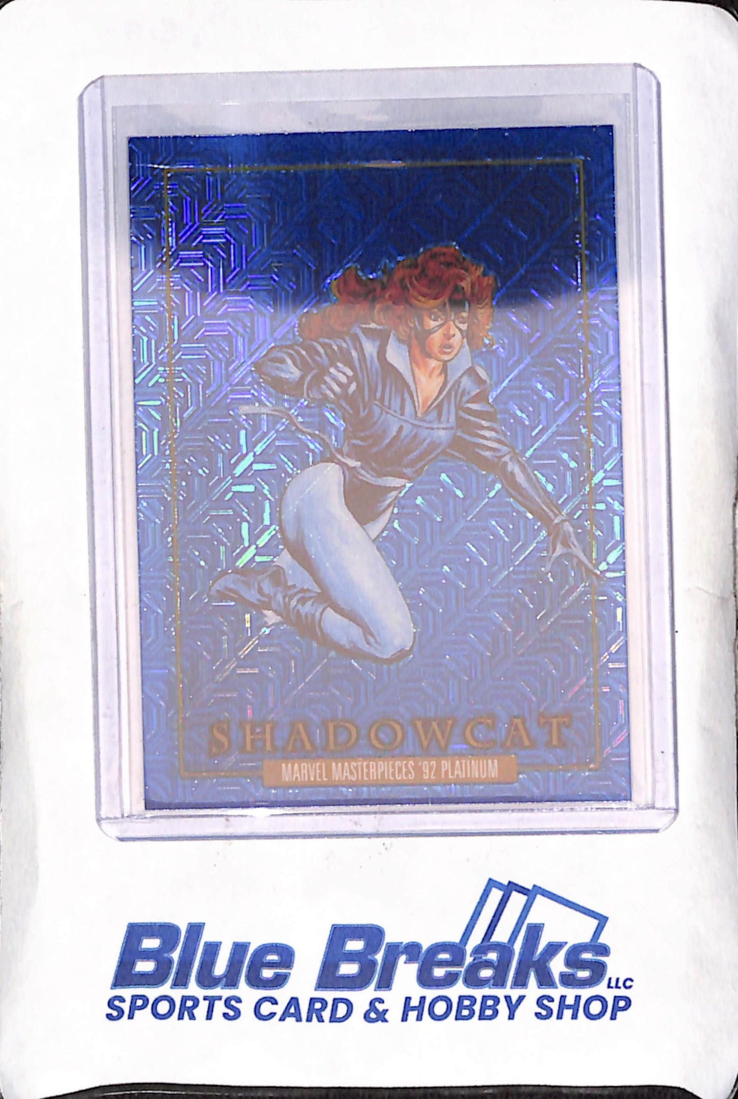 2024 Upper Deck Marvel Masterpieces '92 - Shadow Cat - Blue Traxx - #75