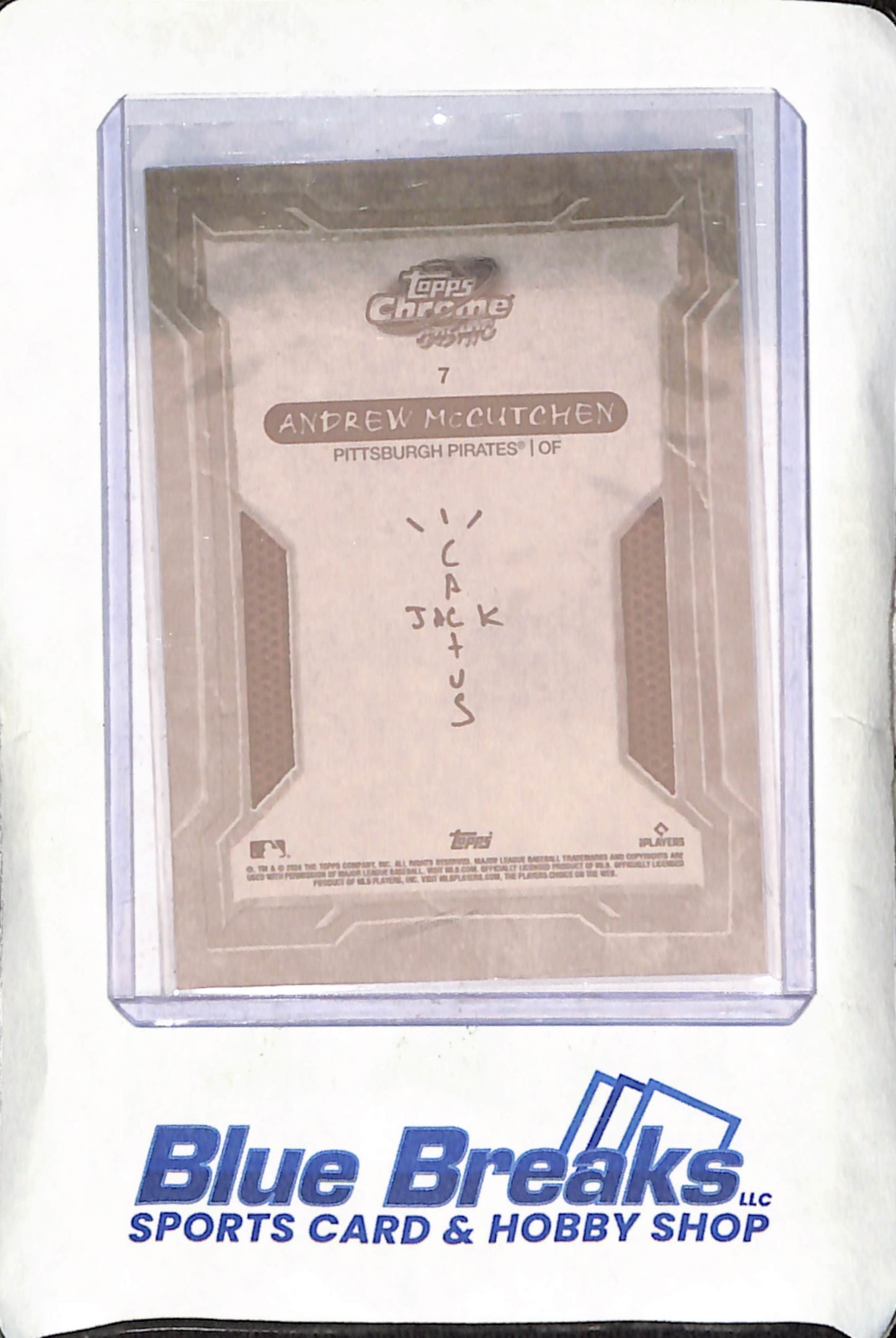 2024 Topps Chrome Cosmic Cactus Jack - Andrew McCutchen - Orange - 15/25 - Pittsburgh Pirates - Baseball - #7