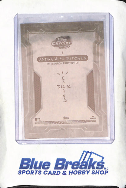 2024 Topps Chrome Cosmic Cactus Jack - Andrew McCutchen - Orange - 15/25 - Pittsburgh Pirates - Baseball - #7