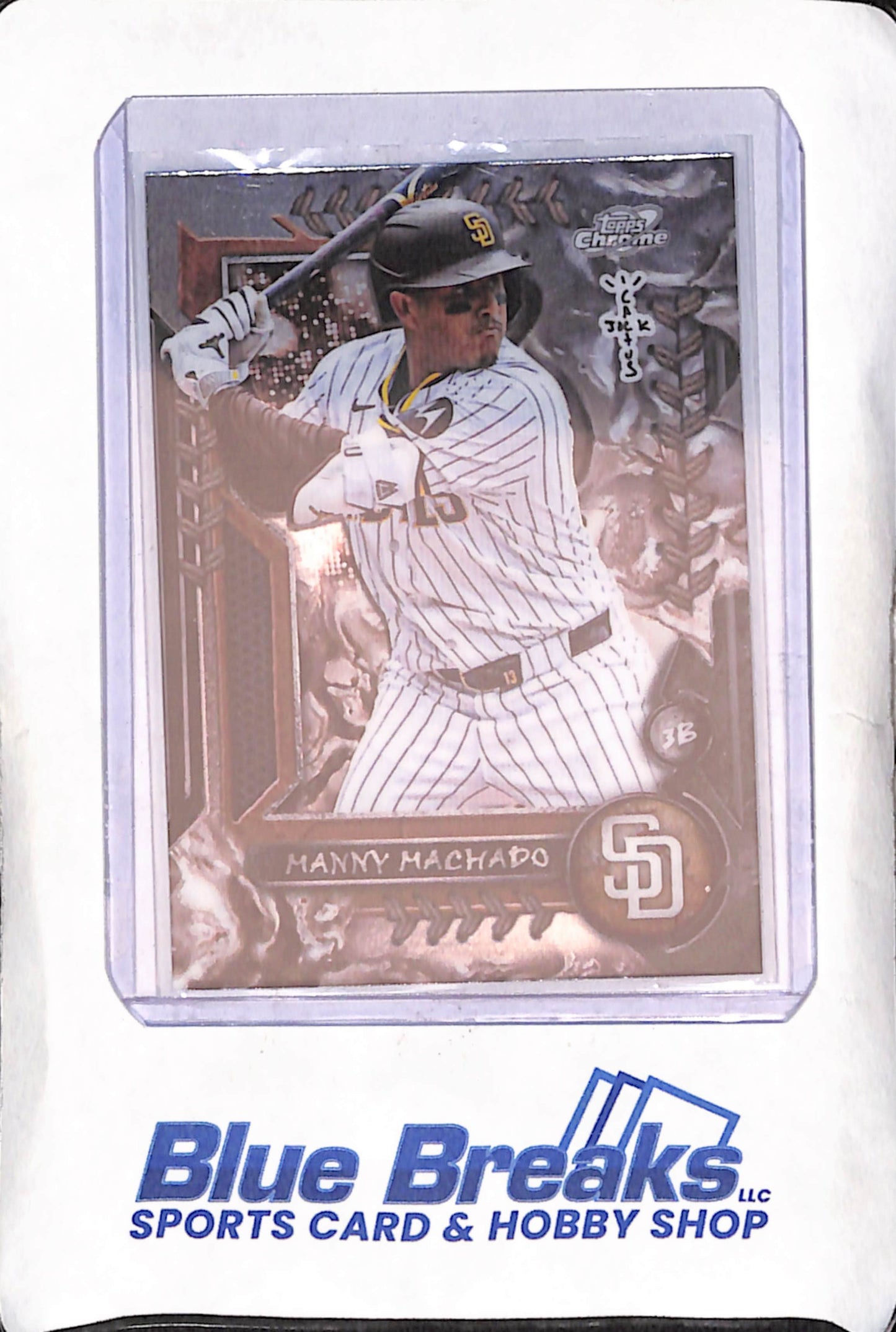 2024 Topps Chrome Cosmic Cactus Jack - Manny Machado - San Diego Padres - Baseball - #41